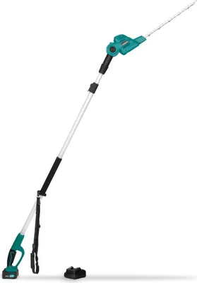 Produktbild von Vonroc Teleskop-Heckenschere 20V (mit 4,0Ah Akku und Schnellladegerät) – Neigbare Klinge – Ausziehbare Stange (200-260 cm)