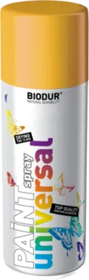Produktbild von Biodur | Sprühlack - Gelbe-Melone (RAL 1028) - 400ml, Sprühfarbe, Lackspray, Universal - Betonfarbe, Sprühlacke für Holz, Metall, Glas
