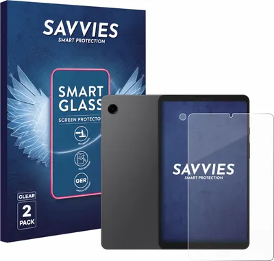 Produktbild von 2x Savvies Schutzglas Folie für Samsung Galaxy Tab A9 (Display+Kamera) 9H Panzer Schutzfolie Glas Displayschutz klar transparent
