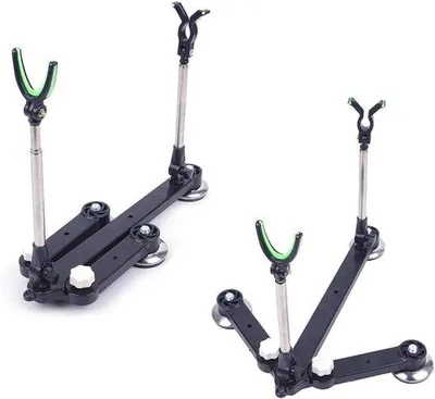 Produktbild von Angelrutenhalter Verstellbar 28 cm Schwarz - Stabilität und Flexibilität