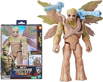 Produktbild von Hasbro Groot Blast 'N Battle Figur 30 cm Guardians of the Galaxy