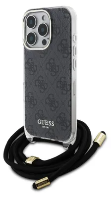 Immagine prodotto di Guess Guhcp16Lhc4Sek Iphone 16 Pro 6.3 Czarny/Nero Custodia rigida Crossbody Cord 4G Print