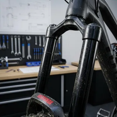 Immagine prodotto di RockShox Forcella-Standoff+PonteCSU RS Domain2022+ DA27/29Boost,44Offs,DiBl,63...