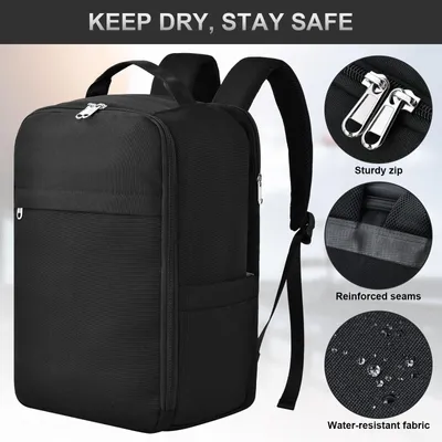 Immagine prodotto di Zaino rosa per laptop, dimensioni 40x20x25 cm, capacità 24 litri, ideale per viaggi