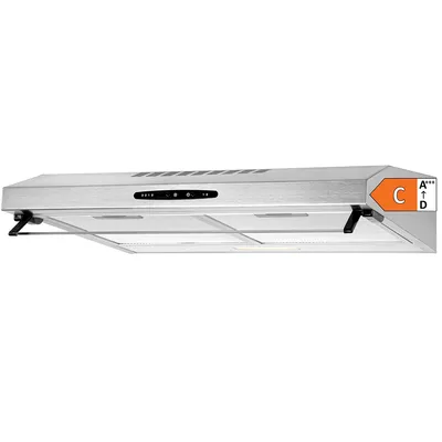 Produktbild von Bomann® Dunstabzugshaube 60cm Unterbau | Umluft und Abluft | inkl. Filter und Befestigungsmaterial | LED-Beleuchtung | 3 Stufen | DU 623.3 inox