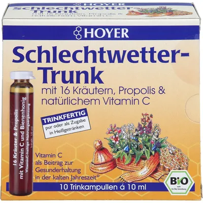 Produktbild von Hoyer Schlechtwetter Trunk Trinkampullen 10X10 ml