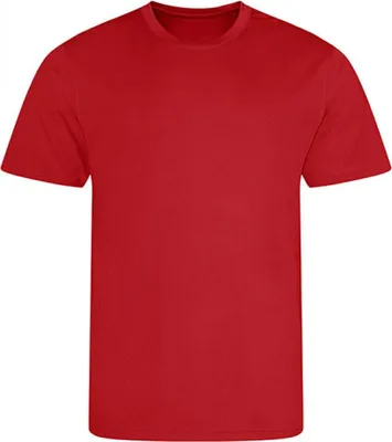 Produktbild von Just Cool JC201 | MenŽs Recycled Cool Herren T-Shirt - Farbe: Fire Red - Größe: 3XL