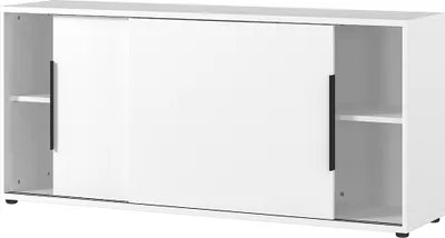 Produktbild von Schiebetürenschrank 160cm, weiß, MEMPHIS-01