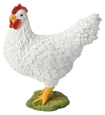 Produktbild von Bully Huhn weiß 5cm