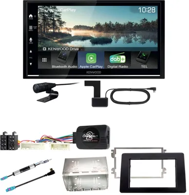 Produktbild von Kenwood DMX7722DABS Android Auto CarPlay Einbauset für Opel Movano ab 2019