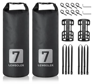 Produktbild von 3L/7L Fahrradgabeltasche, wasserdicht, mit Rollverschluss, Trockentasche, Fahrradgabeltasche, Fahrradtasche, Fahrradtasche