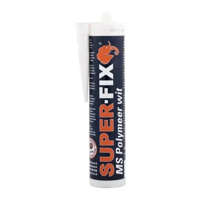 Produktbild von Super-Fix MSP-Polymer Dichtmittel-Kit Weiß, elastisch, lackierbar, für feuchte Oberflächen