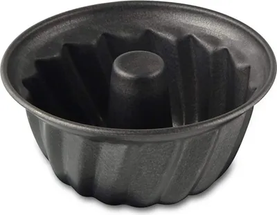 Image de Oetker Moule à kouglof 10 cm, petit moule à gâteau, moule à manqué en acier avec revêtement anti-adhésif (couleur : noir)