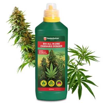 Produktbild von Veddelholzer Premium 500 ml All in OneDünger für Wachstum & Blüte. Organischer Dünger mit Vinasse