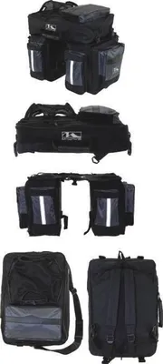 Produktbild von M-Wave Gepäckträgertasche Amsterdam Triple Fahrradtasche + Regenhaube