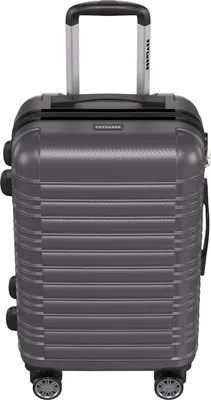 Produktbild von TRVLMORE Kofferset 3-teilig, 38L Handgepäck + 70L und 110L Aufgabegepäck, leichte Hartschalen-Trolley-Koffer mit Zahlenschloss, Dunkelgrau – Reisekoffer-Set mit 360-Grad-Rollen, stapelbar