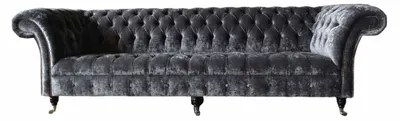 Produktbild von Viersitzer Sofa 4 Sitzer Sofas Textil Modern Design Stoff Polyester Grau