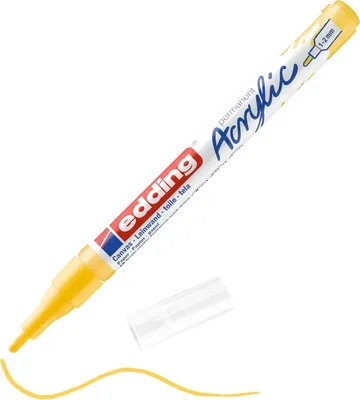 Produktbild von Edding - Acrylmarker EDDing E -5300 F Verkehr gelb | 1 Stück | 10 Stück