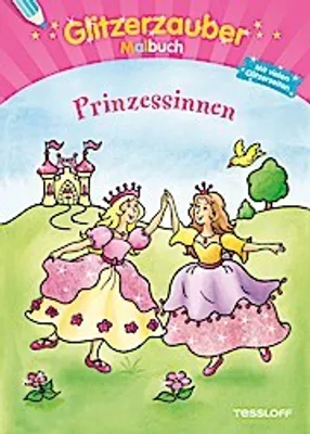 Obrázek produktu pro Kniha omalovánek Glitzerzauber Princezny