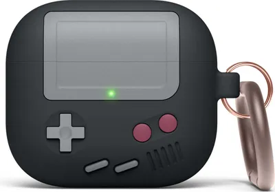 Image de Elago Retro AW5 étui en silicone avec charnière pour AirPods 3 noir