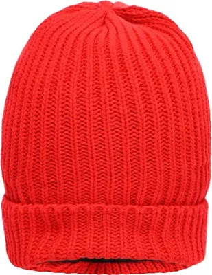 Produktbild von Wärmende Strick-Mütze mit Thinsulate™ Futter red, Gr. one size