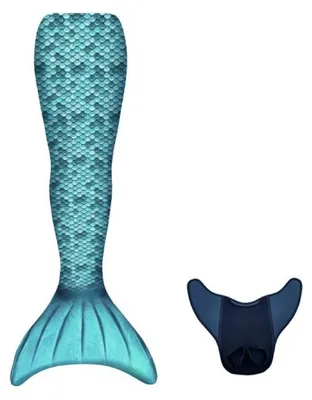 Produktbild von Kuaki Mermaids Sandspielzeug Meerjungfrauenschwanz S Türkis + Monoflosse