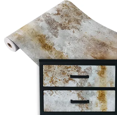 Produktbild von Klebefolie Möbel 45x100 cm – Vintage Beton - Selbstklebende Möbelfolie im Deko-Stil - Klebefolie für Möbel ideal für Küche, Bad und DIY Projekte