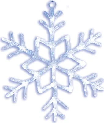 Produktbild von Best Season LED-Acryl-Schneeflocke "Antarctica" 24 cool white LED, ca. 40 Ø cm,  Trafo, outdoor, 583-91