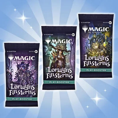 Produktbild von 3x Magic: The Gathering – Lorwyns Finsternis Play Booster | German Version | 3 Packs