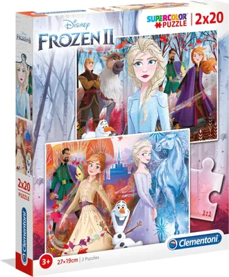 Produktbild von Clementoni Frozen 2 Puzzle 2x20pcs