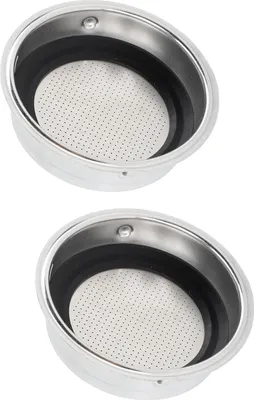 Image de panier filtre 51 mm réutilisable en acier inoxydable -Portafilter f��r Delonghi Semi Automatic Coffee Machine Single Tasse