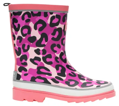 Produktbild von Regatta - "Mudplay III" Leo-Muster Gummistiefel für Kinder RG13325 (30 EU) (Pink Lemonade)