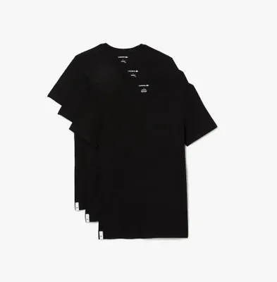 Produktbild von 3er Pack Lacoste T-Shirts Rundhals Baumwolle Essentials 100% Baumwolle Black