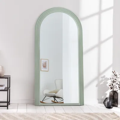 Produktbild von Design Wandspiegel ART DECO 160cm salbeigrün