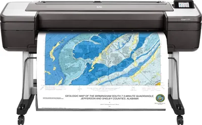 Produktbild von HP Designjet T1700dr 44-in PostScript Printer Großformatdrucker Thermal Inkjet Farbe 2400 x 1200 DPI 1118 x 1676 mm