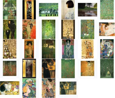 Produktbild von Kunstkarten-Komplett-Set Gustav Klimt