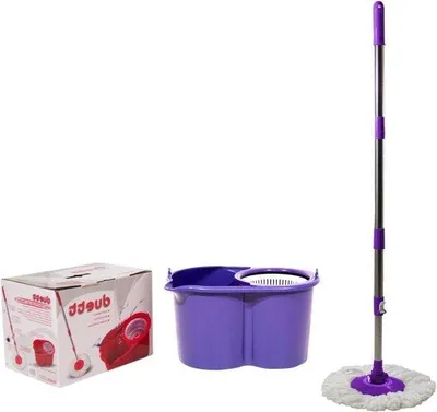 Produktbild von Mop-Set für nasse und trockene Böden mit Eimer
