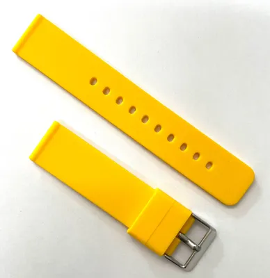 Produktbild von Rece Uhrenarmband Bremen gelb 18 mm
