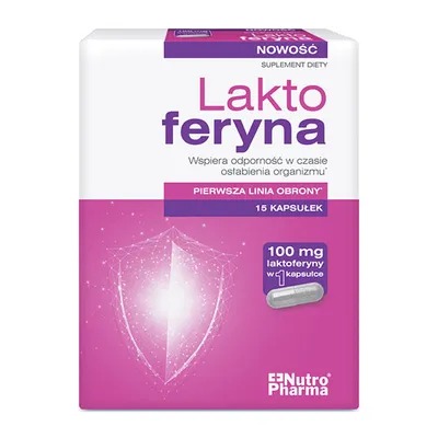 Produktbild von Laktoferrin Nahrungsergänzungsmittel Kapseln, 15 Stück