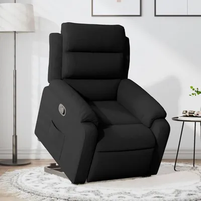 Image de Fauteuil relax releveur noir velours