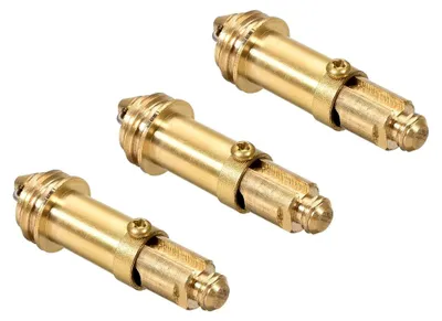 Produktbild von 3 Stück Ablaufventil für Waschbecken Abfluss Pop Up Messing Bolzen Klick Klack Stecker