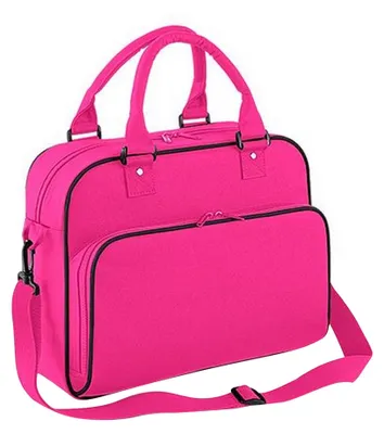 Produktbild von Bagbase Compact Junior Dance Messenger Tasche, 15 Liter FK187 (Einheitsgröße) (Fuchsia/Schwarz)