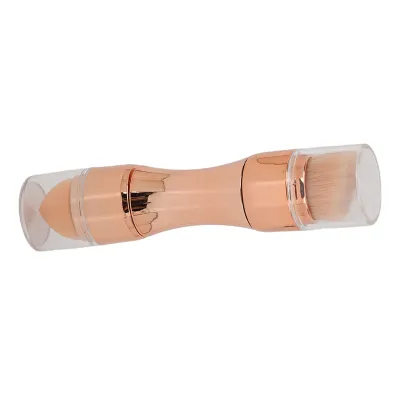 Image de pinceau de maquillage 4 en 1,Pinceau de maquillage 4 en 1,Pinceau de maquillage 4 en 1 Tragbarer,Ombre à paupières,Pinceau à lèvres,Mini pinceau de maquillage pour le visage,Pinceau de maquillage de voyage