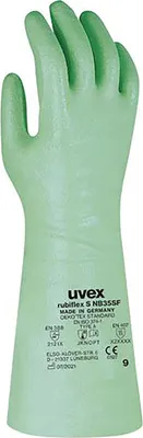 Immagine prodotto di uvex guanto di sicurezza rubiflex S NB35SF verde taglia 9