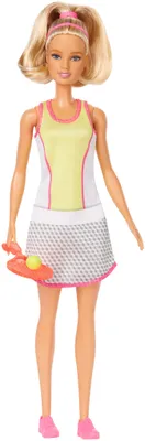 Produktbild von Barbie Puppe Tennisspielerin (blond), Anziehpuppe, Barbie Sportlerin, Karriere-Barbie