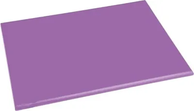 Image de Planche à découper Hygiplas haute densité, petite, violette, 229 x 305 x 12 mm