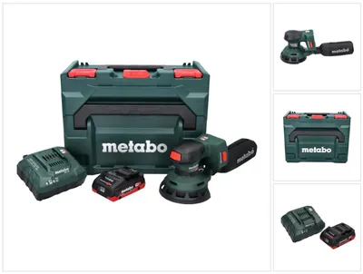 Obrázok produktu pre Metabo SXA 18 LTX 125 BL akumulátorová orbitálna brúska 18 V 125 mm bez kefiek + 1x akumulátor 4,0 Ah + nabíjačka + metaBOX