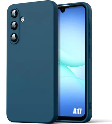 Image de Coque pour Samsung Galaxy A17 4G/5G, Protection Silicone Souple Doux Slim Anti-Rayures Bleu Marine