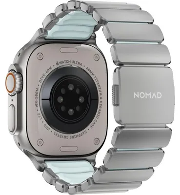 Produktbild von Nomad NM009902858, Band, Smartwatch, Natürlich/Natur, Apple, Ultra 1-11 and SE, Titan