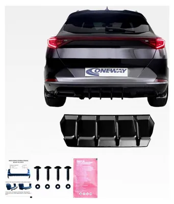 Produktbild von Heckschürze Diffusor für CUPRA Formentor ab 2020 Schwarz glänzend